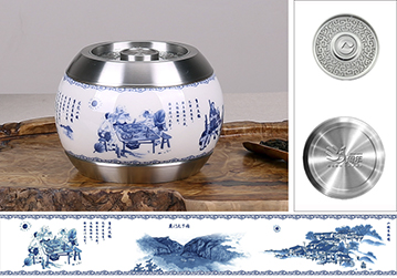 重慶農商行 記憶山城陶瓷錫罐定制