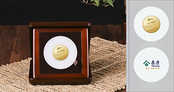 泰康人壽 金鑲玉紀念章定制